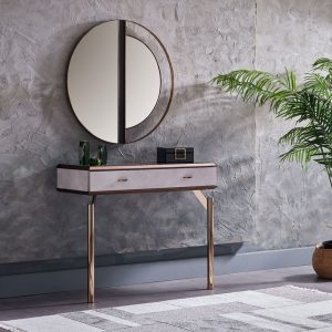 Meuble d'entrée et miroir en provenance de La Havane